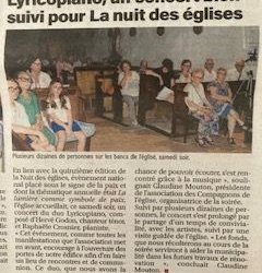NUIT DES EGLISES 2026 – CONCERT
